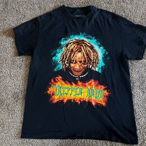 Trippie‎ Redd Graphic Print Black T-Shirt Rap Hip Hop Music Merch Medium